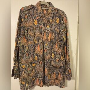 Elegant Multicolor Paisley Blouse